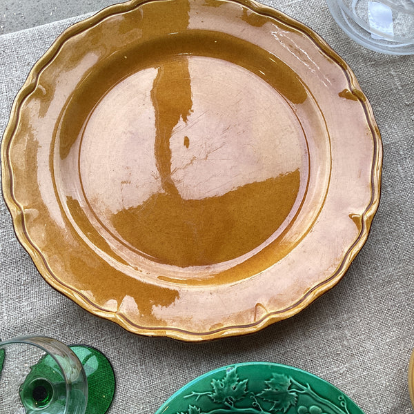 Terre e Provence ochre serving platter DT-55