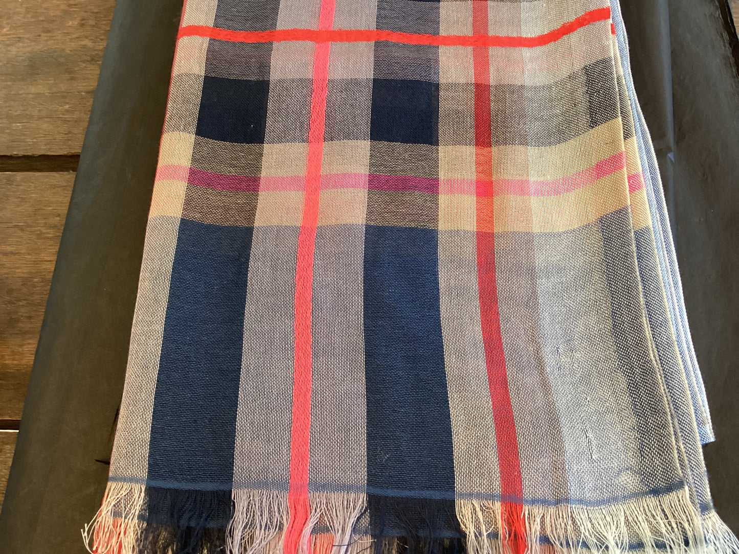 HA133 Ibiza Neon check scarf