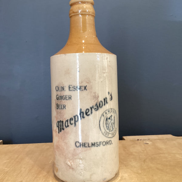 DT-26 Vintage Macpherson’s ginger beer ceramic bottle