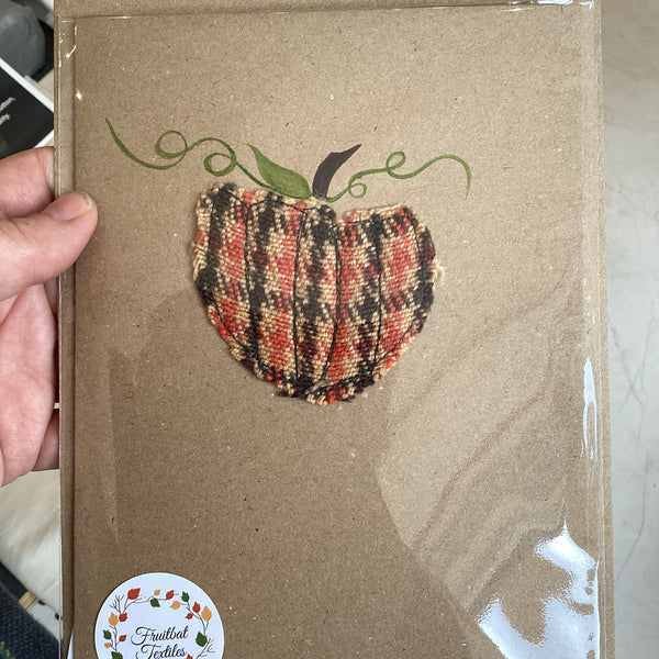 FBT-PUMPK - Handmade Pumpkin Card with Hand-painted Details