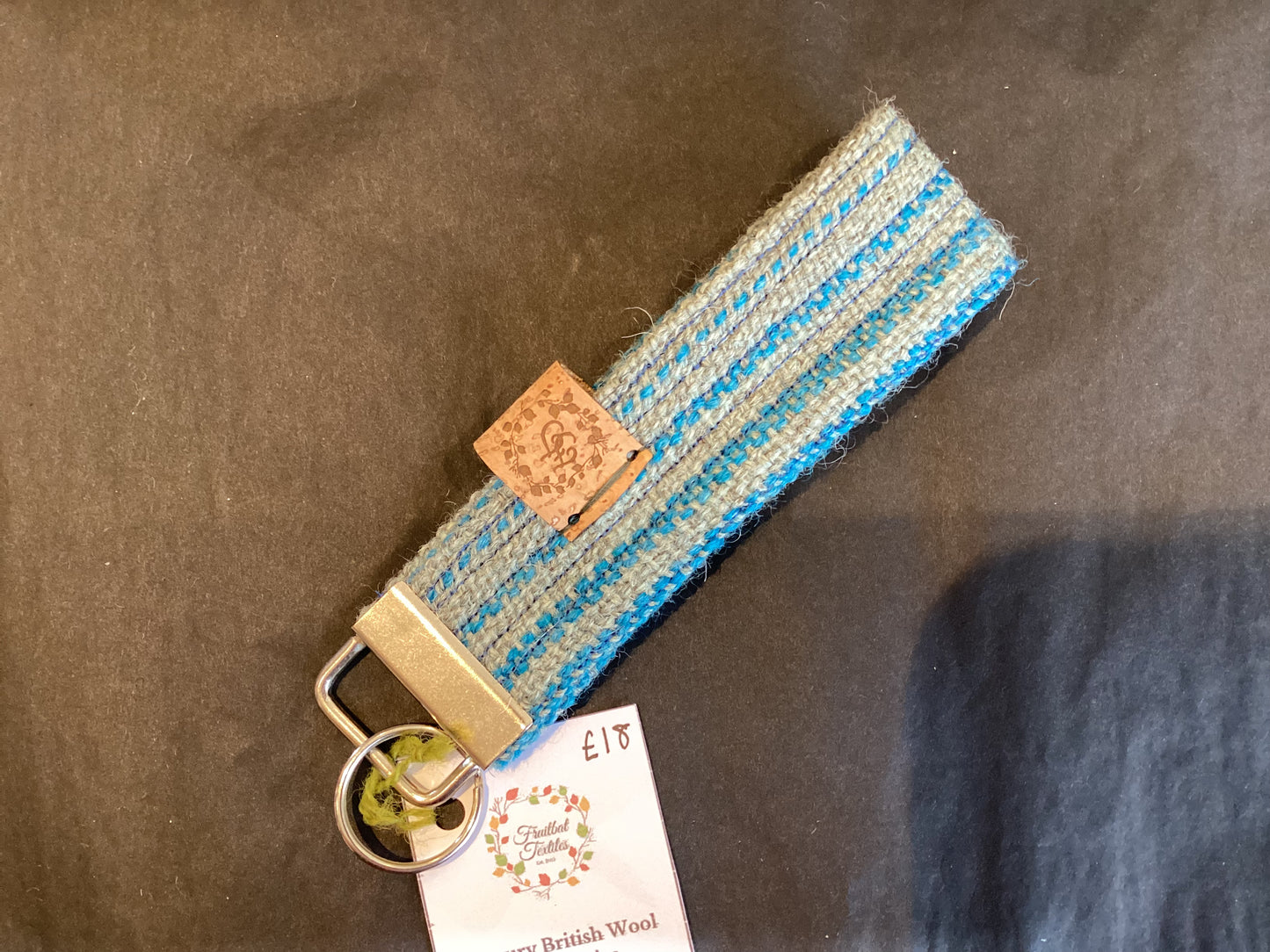 FBT-KFWR - Handwoven British Wool Key Fob Wristlet