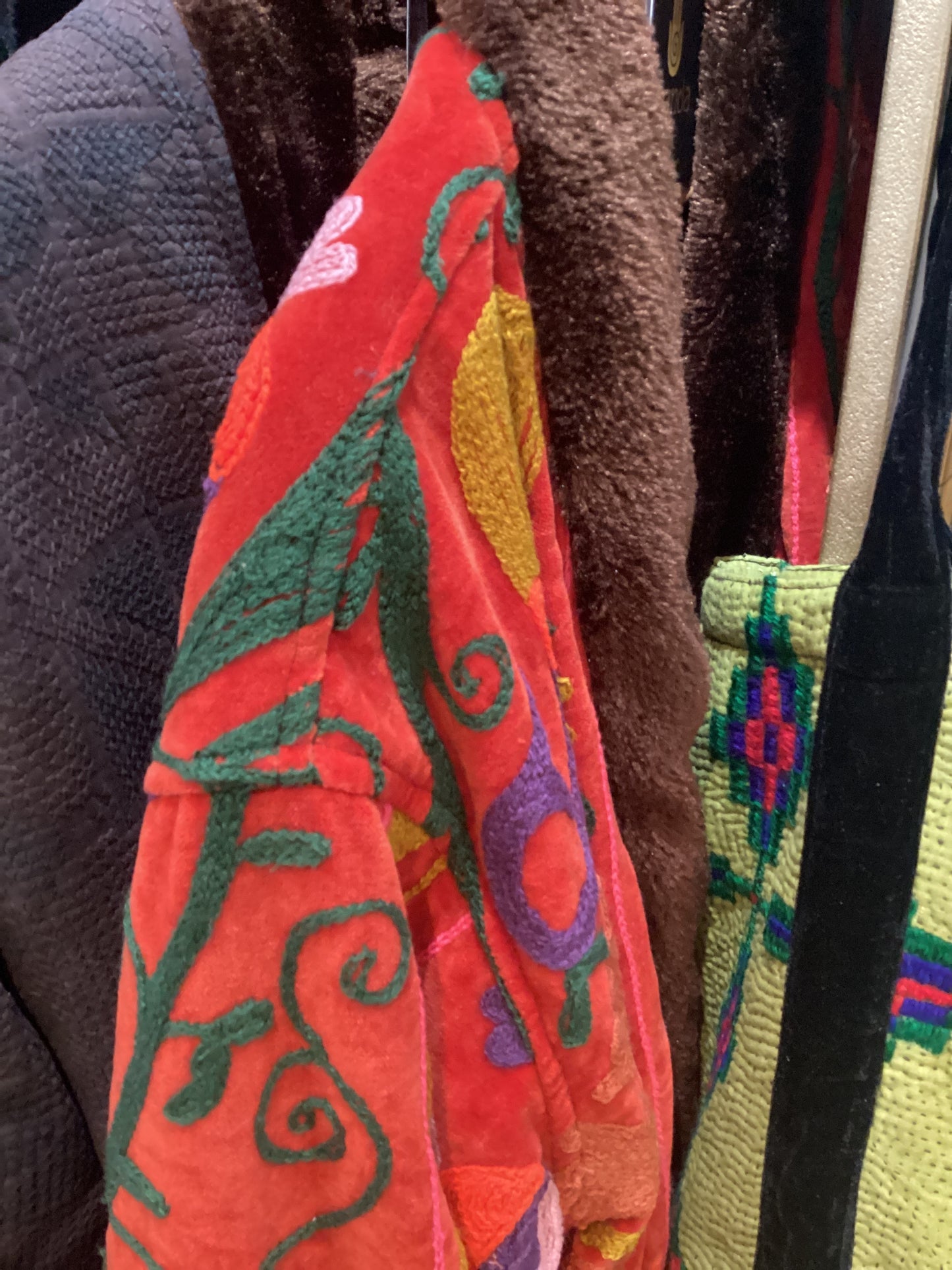 Ae014 Suzani Velvet Empress Coat