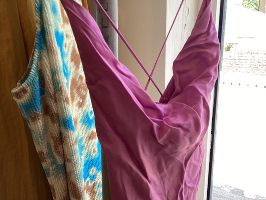 PLCF004 Zara Pink Spaghetti Strap Dress