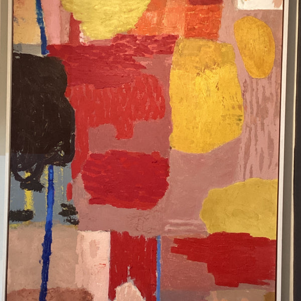 DT-12 - Rich Aaron Ward, large oil abstract, pinks and yellows