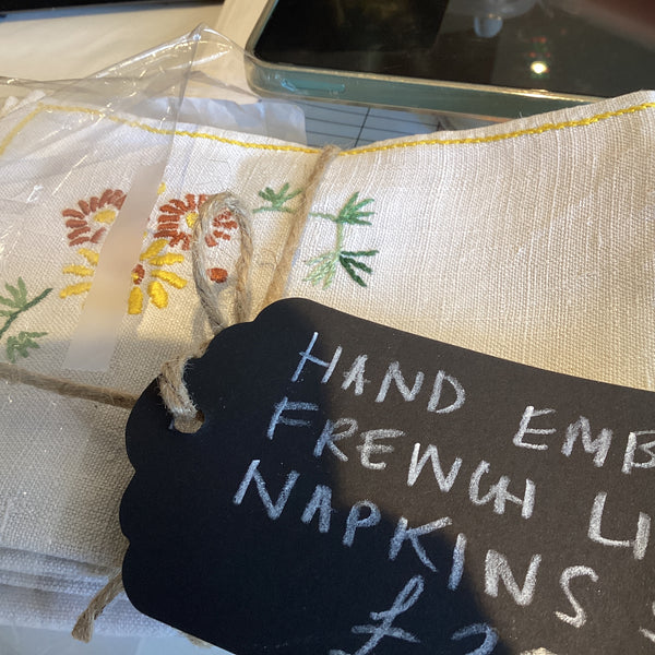 French linen napkins