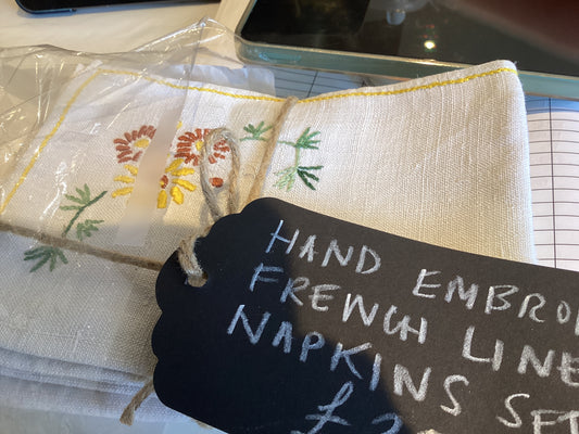 French linen napkins