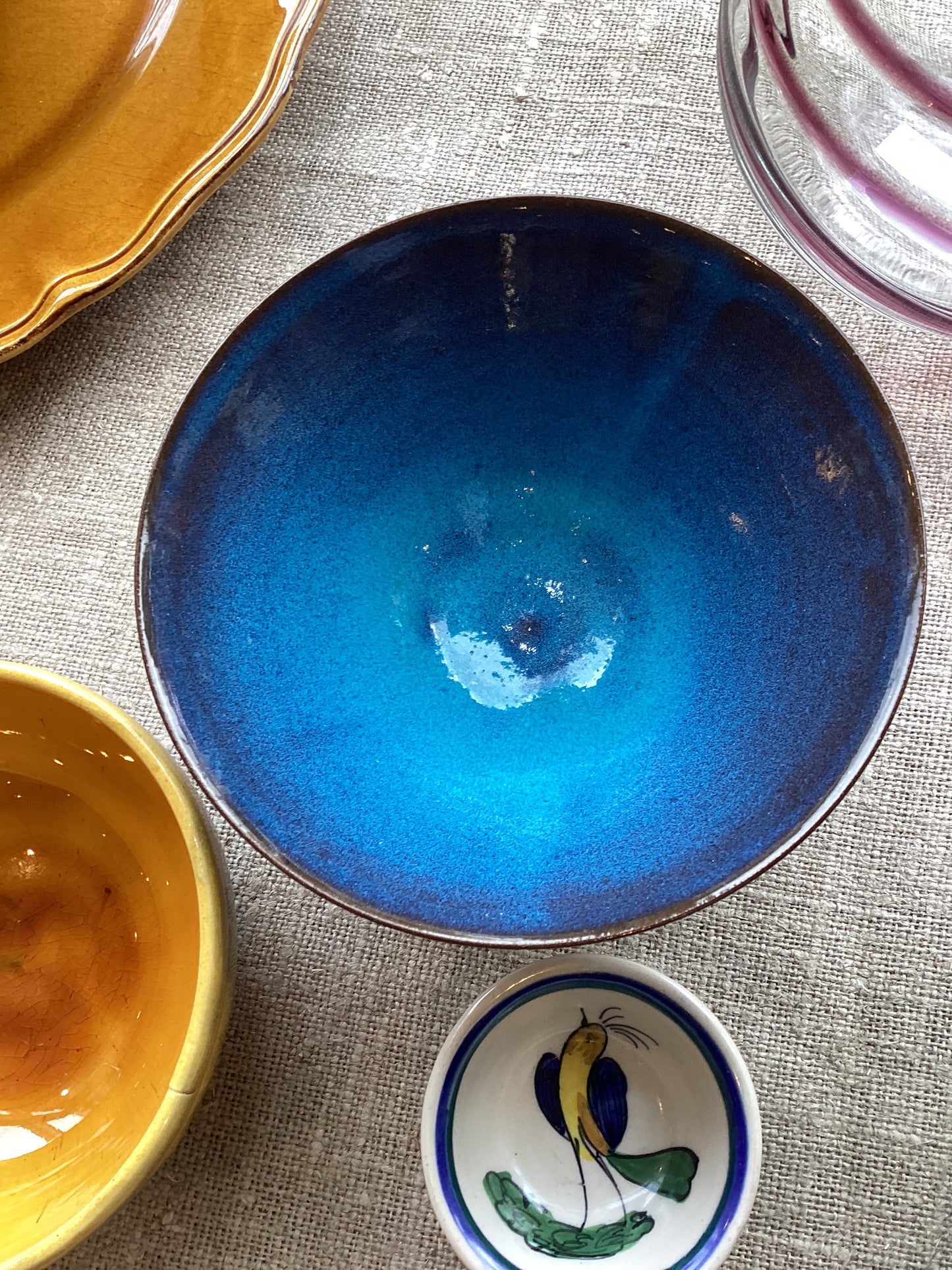 Small blue bowl DT-58