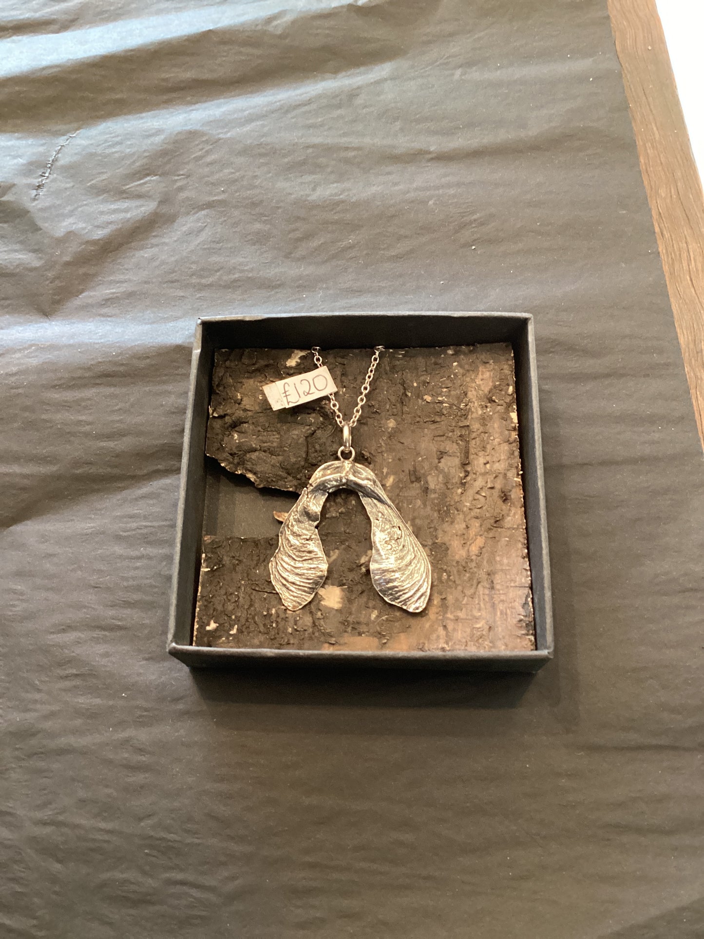 Large Sycamores Pendant On Chain