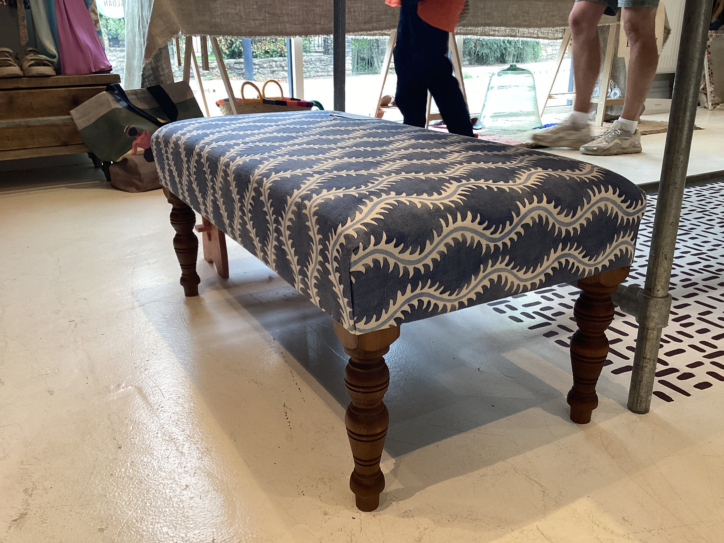 DT-03 - Linwood Helter Skelter ottoman, 90cm x 60cm