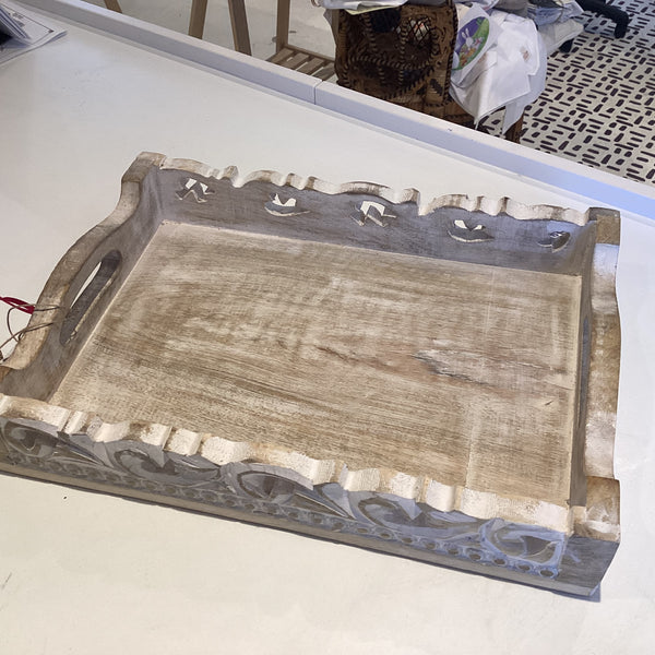 CB28 - Decorative Carved Tray Small