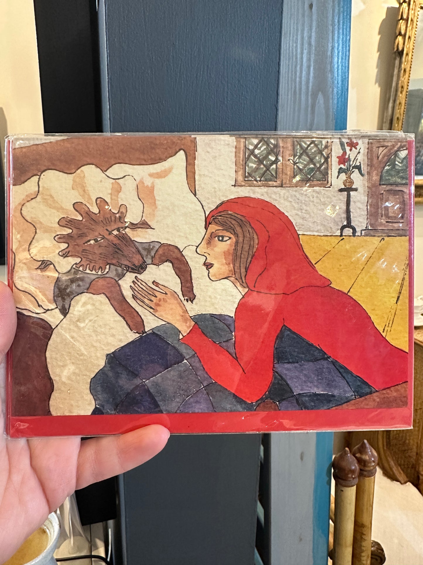 DP 335 AG - little red riding hood card