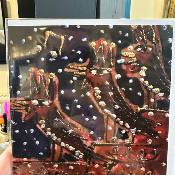DC HEN MO - 12 days of Christmas cards