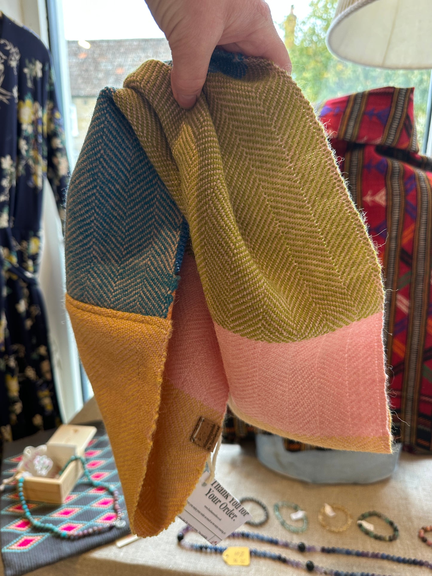 FBT-STSND - Colour Block Small British Wool Snood