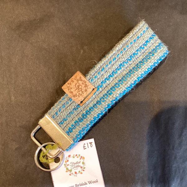 FBT-KFWR - Handwoven British Wool Key Fob Wristlet
