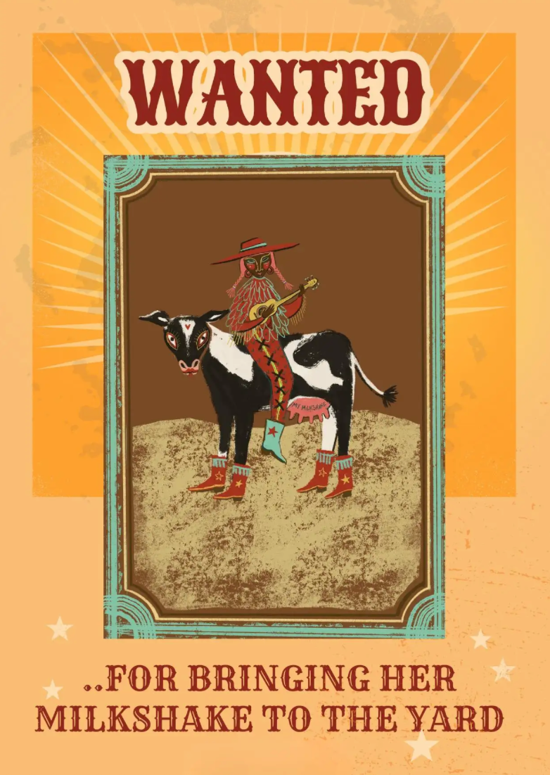 RDWP01 - Bringing Her Milkshake – WANTED POSTER