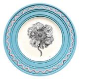 TFC_LL_30 - Poppy Plate - hand painted