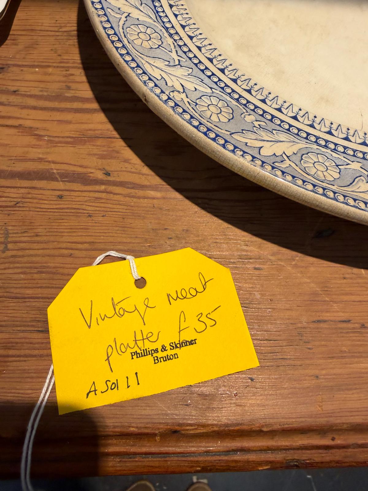 AS0111 - Vintage Meat Platter